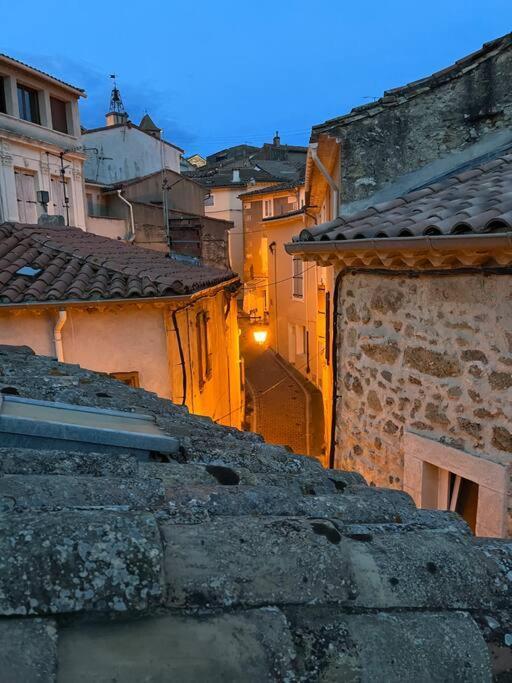 Charming Village House With Roof Top Terrace! Thezan-les-Beziers Exteriör bild